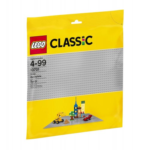 Lego Classic Gray Baseplate 10701 (15*15 นิ้ว)