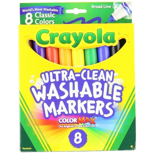 Crayola สีเมจิก 8แท่งใหญ่