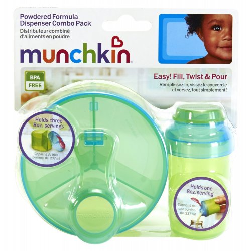 Munchkin ชุดกล่องแบ่งนม, สี: เขียว