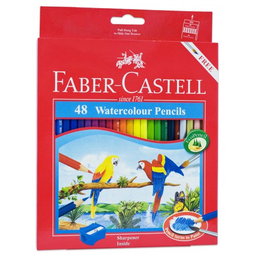 Faber-Castell สีไม้ระบายน้ำ 48 สี กล่องกระดาษ