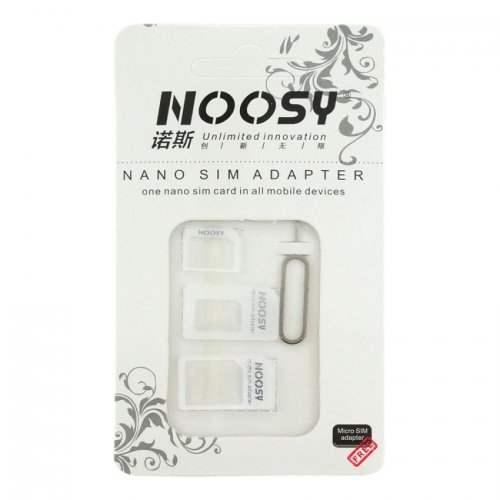 2TECH NOOSY Nano Sim Adapter ชุดแปลงนาโนซิมการ์ด + เข็มจิ้มถาดซิม