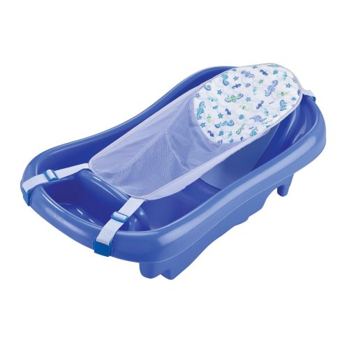 The First Years Sure Comfort Deluxe Newborn to Toddler Tub, สี: ฟ้า