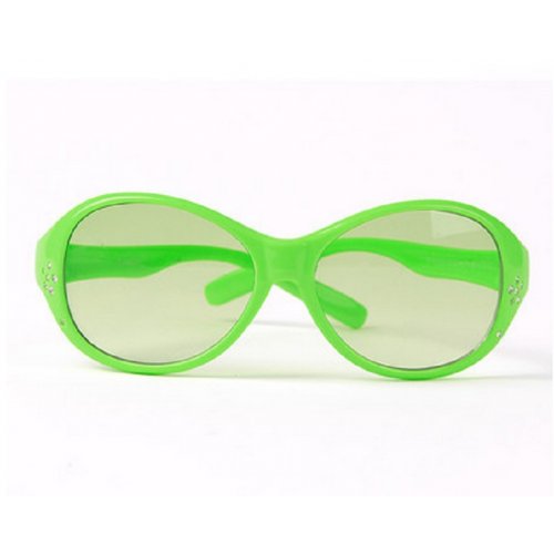 อื่นๆ-M2K แว่นตากันแดด Kocotree พร้อมกล่องใส่ UV400, สี: เขียวเข้ม
