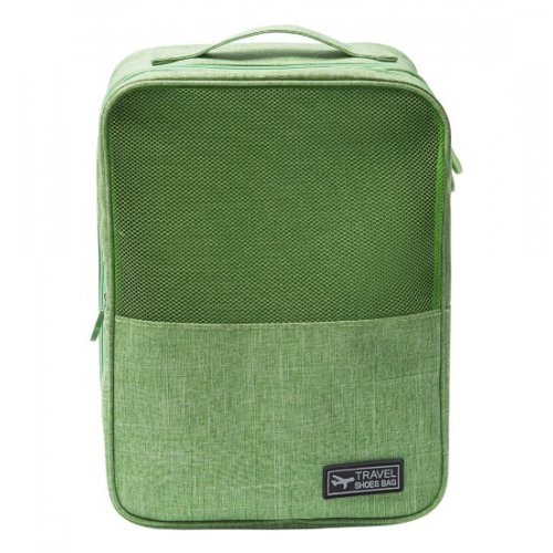 2home กระเป๋าใส่รองเท้ากันน้ำได้ Waterproof Shoes Bag, สี: เขียว