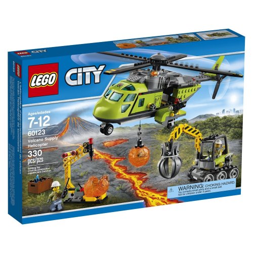 Lego Volcano Supply Helicopter #60123