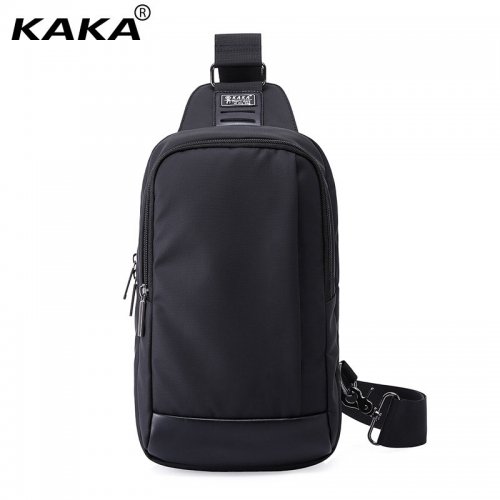 KAKA KAKA กระเป๋าสะพาย คาดอก รุ่น 99025, สี: ดำ