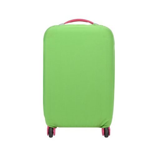 ผ้าคลุมกระเป๋าเดินทางแบบยืด ป้องกันฝุ่นและรอยขีดข่วน สำหรับกระเป๋าเดินทาง ขนาด 18"-20" (S), สี: เขียว