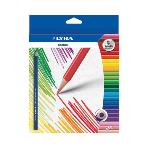 LYRA ดินสอสีไม้แท่งสามเหลี่ยม 24 สี