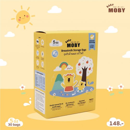 moby เบบี้ โมบี้ ถุงเก็บน้ำนม, ขนาด: 5 ออนซ์