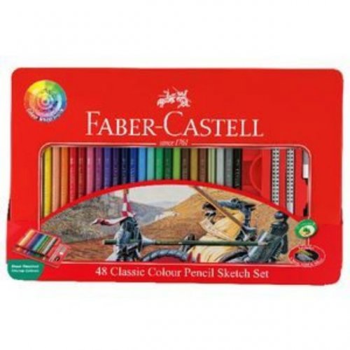Faber-Castell Faber-Castell สีไม้อัศวิน 48 สี กล่องเหล็ก